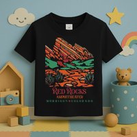 Red Rocks Amphitheater Morrison Colorado Poster Art Toddler T-Shirt