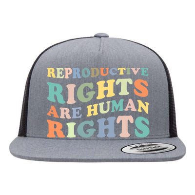 R.E.P.R.O.D.U.C.T.I.V.E Rights Are Human Rights Flat Bill Trucker Hat