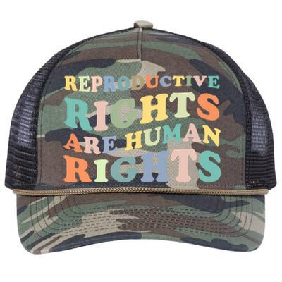 R.E.P.R.O.D.U.C.T.I.V.E Rights Are Human Rights Retro Rope Trucker Hat Cap