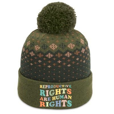 R.E.P.R.O.D.U.C.T.I.V.E Rights Are Human Rights The Baniff Cuffed Pom Beanie