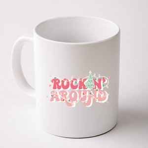 Retro Rockin Around Christmas Tree Light Xmas Gift Coffee Mug