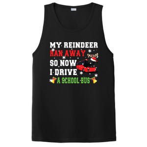 Reindeer Ran Away Now I Drive A School Bus Xmas Santa Driver PosiCharge Competitor Tank