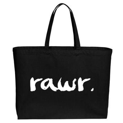 RAWR Cotton Canvas Jumbo Tote