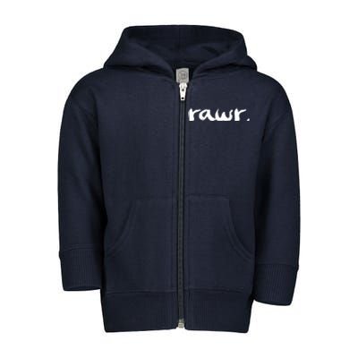 RAWR Toddler Zip Fleece Hoodie