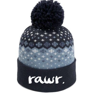 RAWR The Baniff Cuffed Pom Beanie