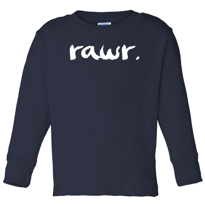 RAWR Toddler Long Sleeve Shirt