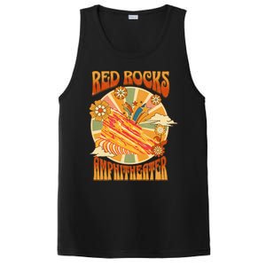 Red Rocks Amphitheater Colorado Hippie Poster PosiCharge Competitor Tank