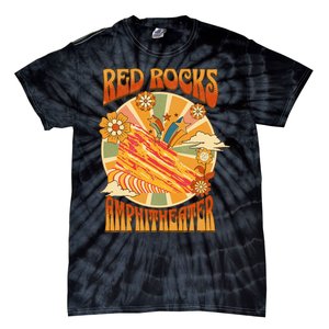 Red Rocks Amphitheater Colorado Hippie Poster Tie-Dye T-Shirt