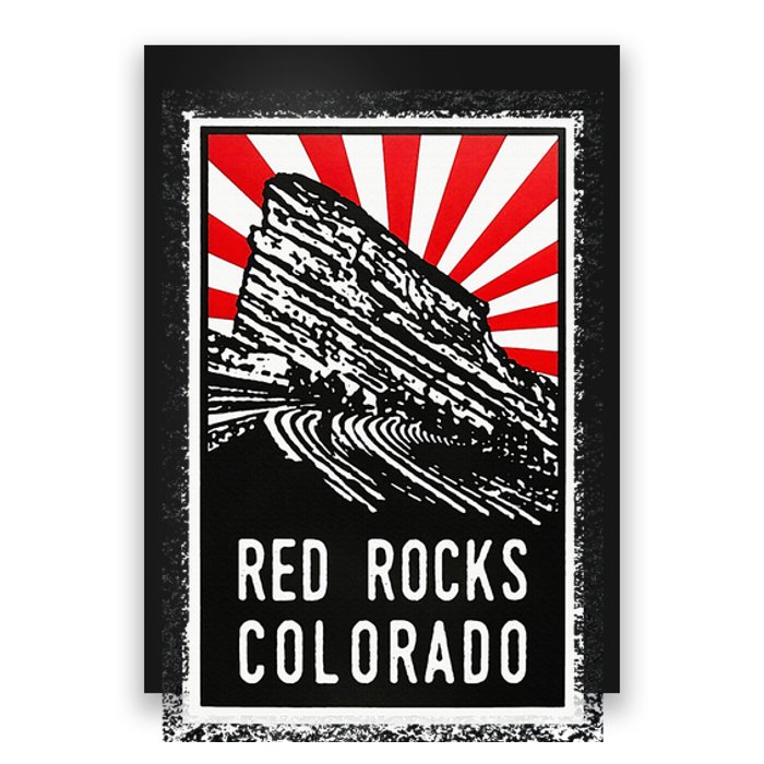 Red Rocks Amphitheater Colorado Poster Poster