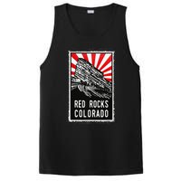 Red Rocks Amphitheater Colorado Poster PosiCharge Competitor Tank