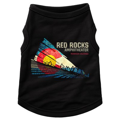 Red Rocks Amphitheater Colorado C State Flag Doggie Tank