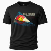 Red Rocks Amphitheater Colorado C State Flag Performance Shirt