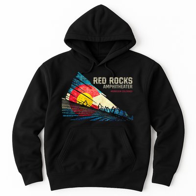 Red Rocks Amphitheater Colorado C State Flag Hoodie