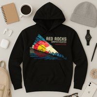 Red Rocks Amphitheater Colorado C State Flag Hoodie