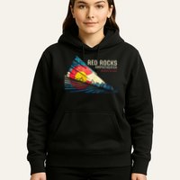 Red Rocks Amphitheater Colorado C State Flag Hoodie