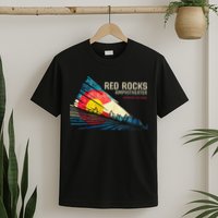 Red Rocks Amphitheater Colorado C State Flag T-Shirt