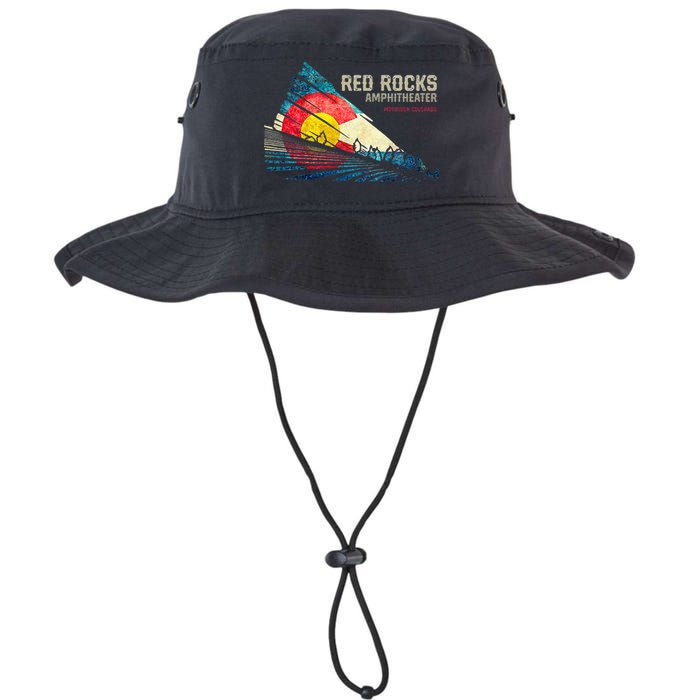 Red Rocks Amphitheater Colorado C State Flag Bucket Hat