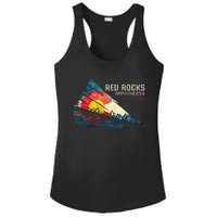 Red Rocks Amphitheater Colorado C State Flag Ladies PosiCharge Competitor Racerback Tank