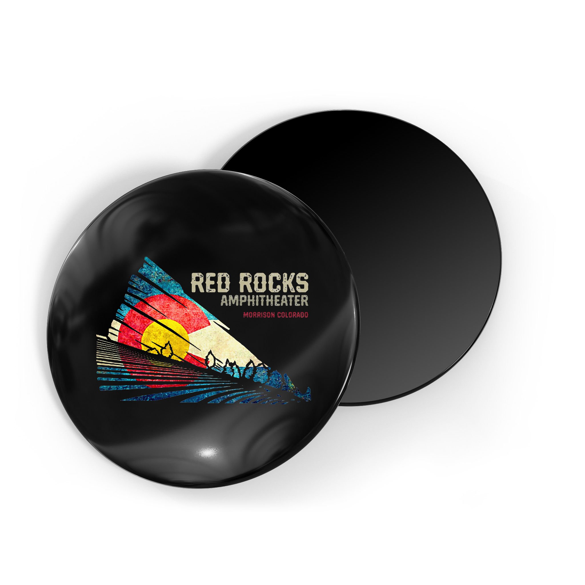 Red Rocks Amphitheater Colorado C State Flag Magnet