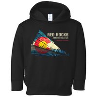 Red Rocks Amphitheater Colorado C State Flag Toddler Hoodie