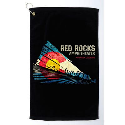 Red Rocks Amphitheater Colorado C State Flag Golf Towel