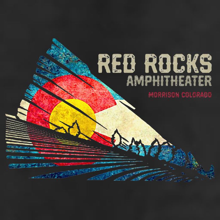 Red Rocks Amphitheater Colorado C State Flag Golf Towel