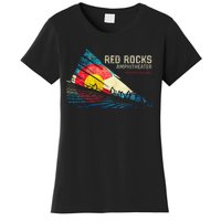 Red Rocks Amphitheater Colorado C State Flag Women's T-Shirt