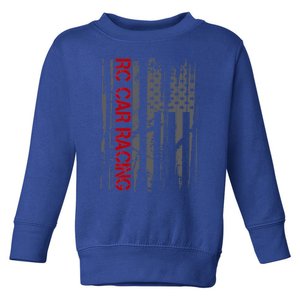 Rc Racing American Flag Remote Radio Controlled Rc Car Funny Gift Toddler Sweatshirt