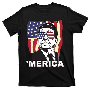 Ronald Reagan America Meriited Sta Flag Funny Unsates Hoodie T-Shirt