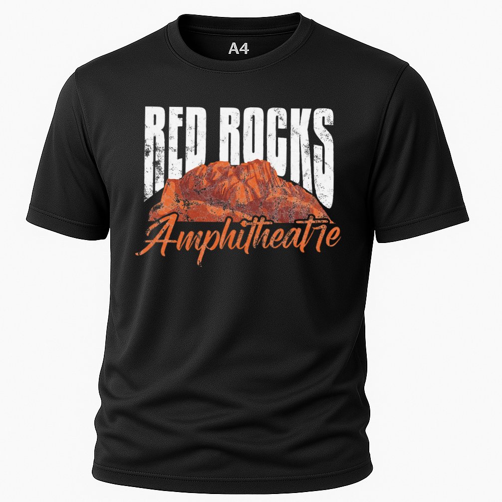 Red Rocks Amphitheatre Morrison Colorado Concerts Distressed Performance Shirt