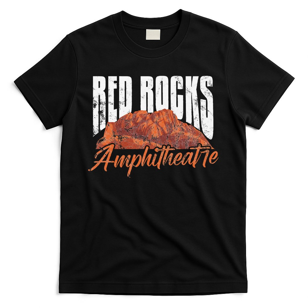 Red Rocks Amphitheatre Morrison Colorado Concerts Distressed T-Shirt