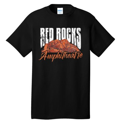 Red Rocks Amphitheatre Morrison Colorado Concerts Distressed Tall T-Shirt