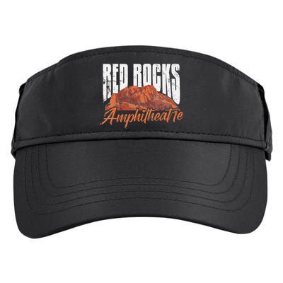 Red Rocks Amphitheatre Morrison Colorado Concerts Distressed Adult Drive Performance Visor