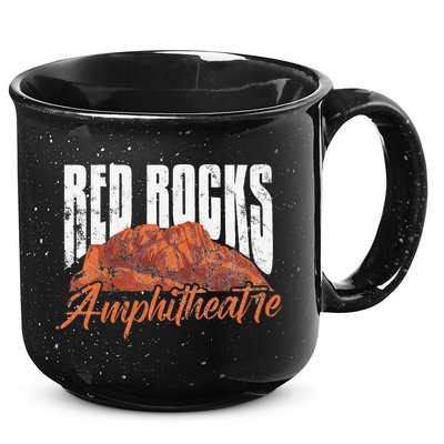 Red Rocks Amphitheatre Morrison Colorado Concerts Distressed 15oz Campfire Ceramic Mug