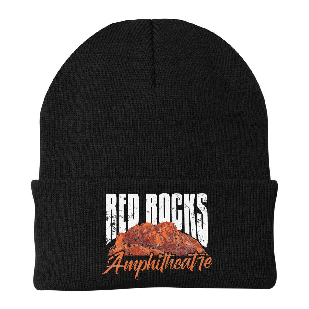 Red Rocks Amphitheatre Morrison Colorado Concerts Distressed Beanie