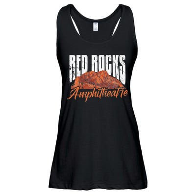 Red Rocks Amphitheatre Morrison Colorado Concerts Distressed Ladies Essential Flowy Tank