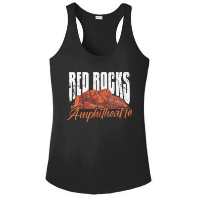 Red Rocks Amphitheatre Morrison Colorado Concerts Distressed Ladies PosiCharge Competitor Racerback Tank