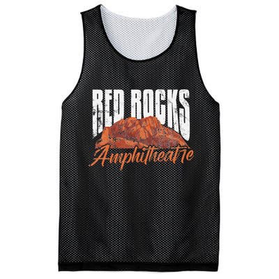 Red Rocks Amphitheatre Morrison Colorado Concerts Distressed Mesh Reversible Basketball Jersey Tank