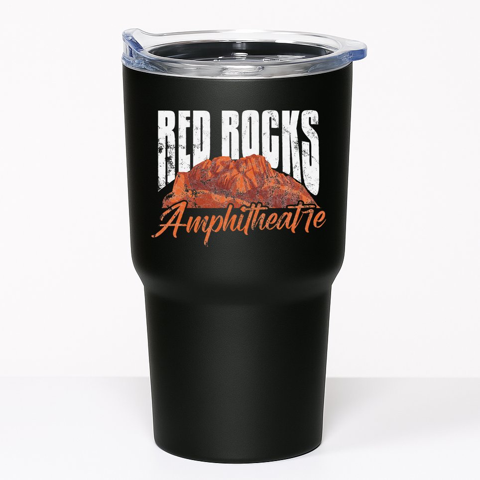 Red Rocks Amphitheatre Morrison Colorado Concerts Distressed Tumbler