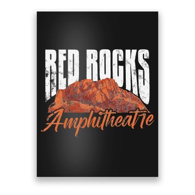 Red Rocks Amphitheatre Morrison Colorado Concerts Distressed Poster