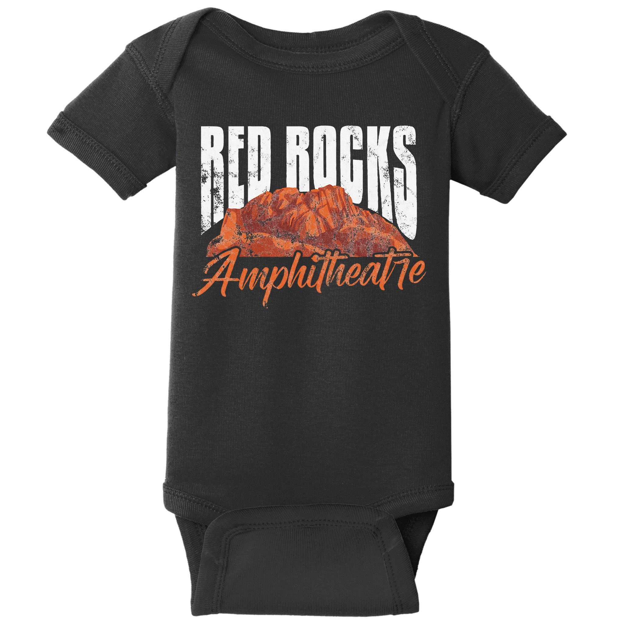 Red Rocks Amphitheatre Morrison Colorado Concerts Distressed Baby Bodysuit