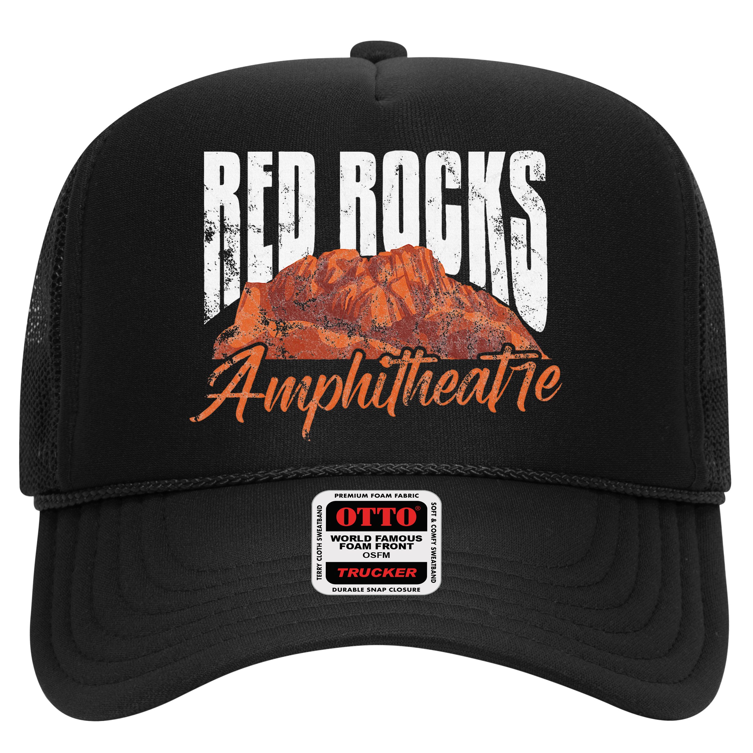 Red Rocks Amphitheatre Morrison Colorado Concerts Distressed Hat