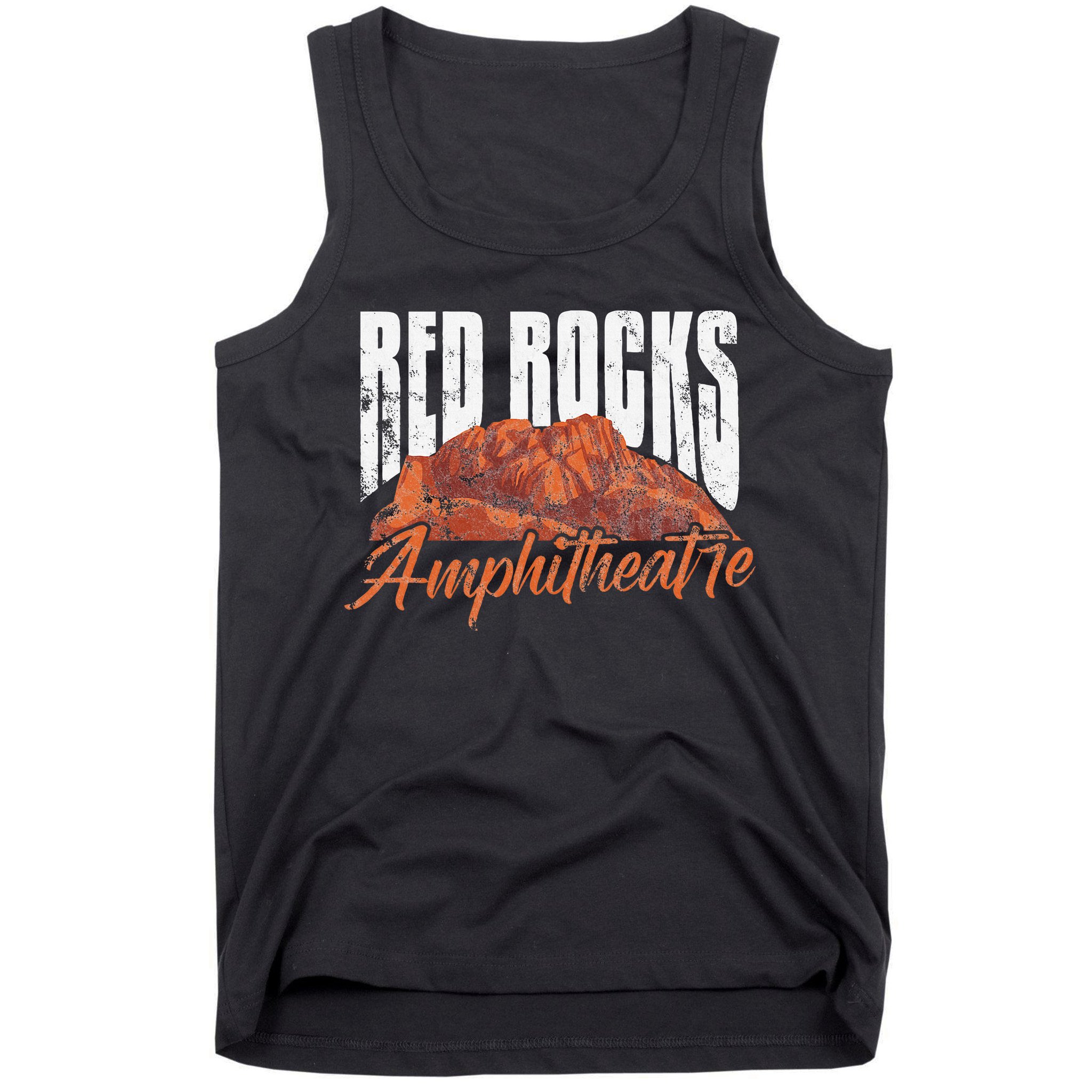Red Rocks Amphitheatre Morrison Colorado Concerts Distressed Tank Top