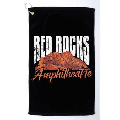 Red Rocks Amphitheatre Morrison Colorado Concerts Distressed Golf Towel