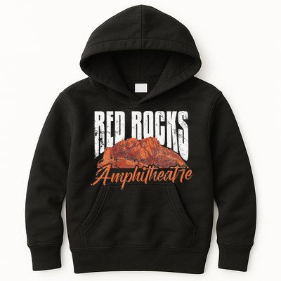 Red Rocks Amphitheatre Morrison Colorado Concerts Distressed Kids Hoodie