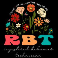 retro rbt applied behavior analysis wildflowers aba therapy gift Magnet