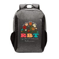 retro rbt applied behavior analysis wildflowers aba therapy gift Vector Backpack