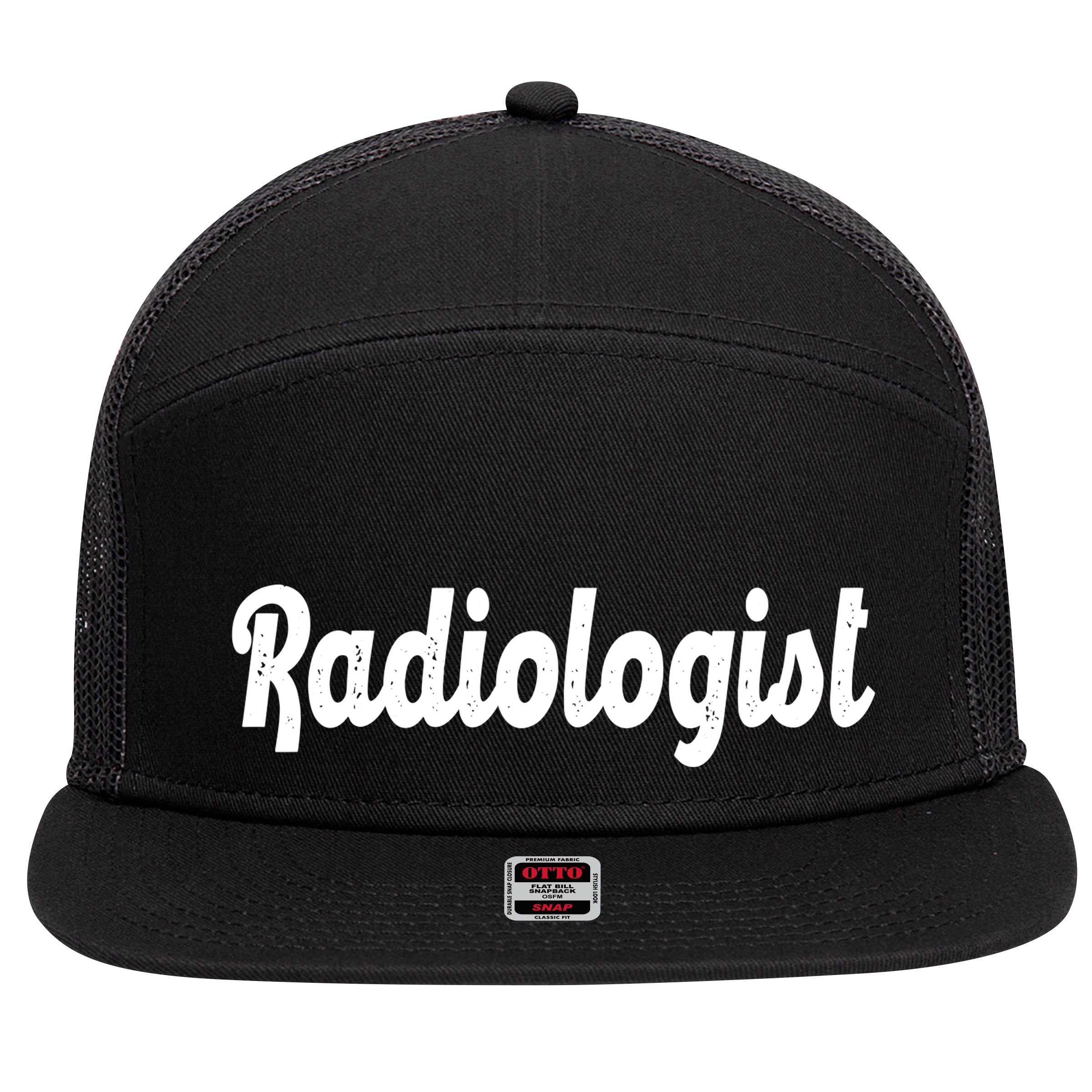 Radiologist 7 Panel Mesh Trucker Snapback Hat