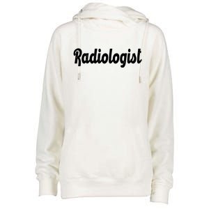 Radiologist Womens Funnel Neck Pullover Hood