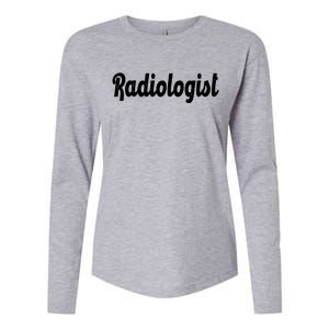 Radiologist Womens Cotton Relaxed Long Sleeve T-Shirt